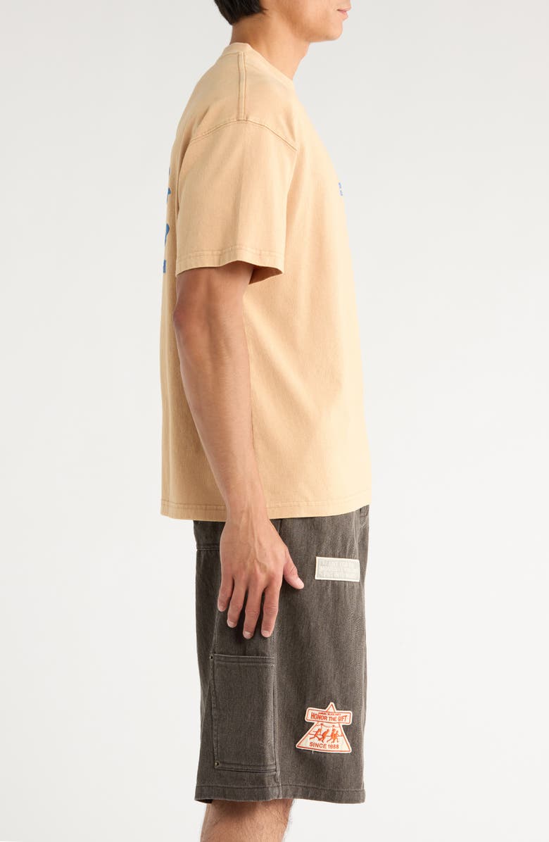 HONOR THE GIFT Live for The Moments Graphic T-Shirt, Alternate, color, Tan