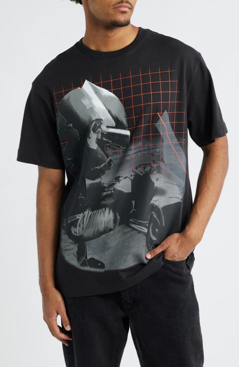 F1 Driver Cotton Graphic T-Shirt