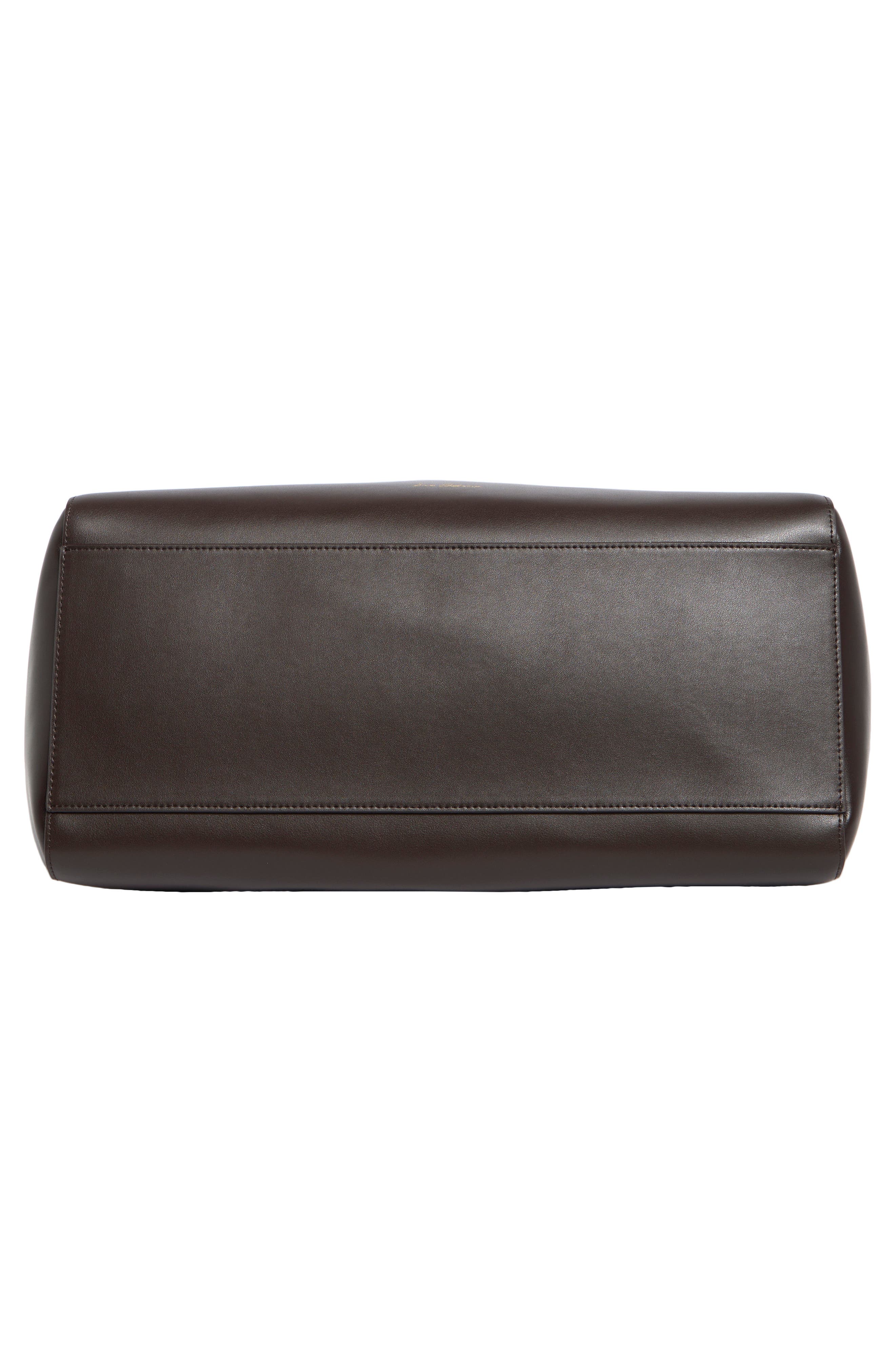 Hellen Oversized Leather Tote, Alternate, color, CACAO