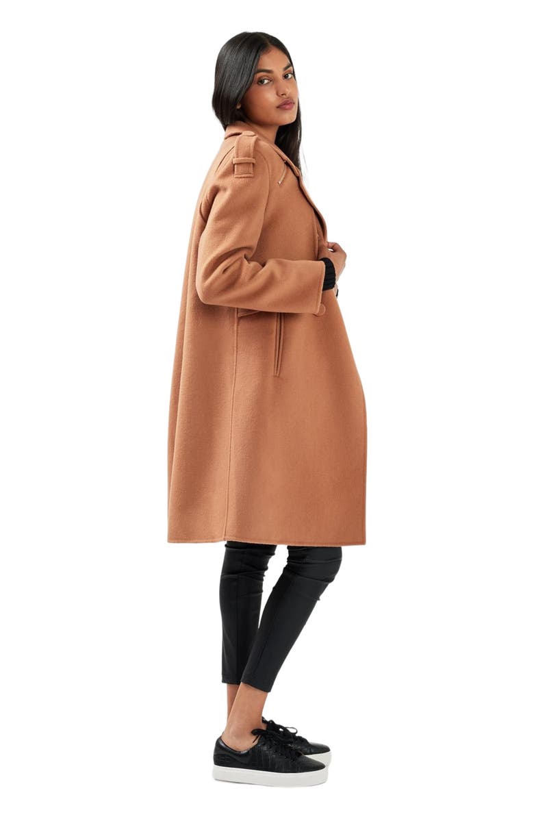 Belle & Bloom Palm City Wool Blend Coat, Alternate, color, Camel