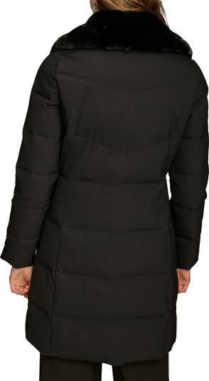 DONNA KARAN NEW YORK Down Hooded shops Puffer Jacket