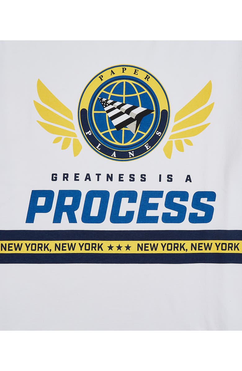 PAPER PLANES NY Dreams to Reality Graphic T-Shirt, Alternate, color, White