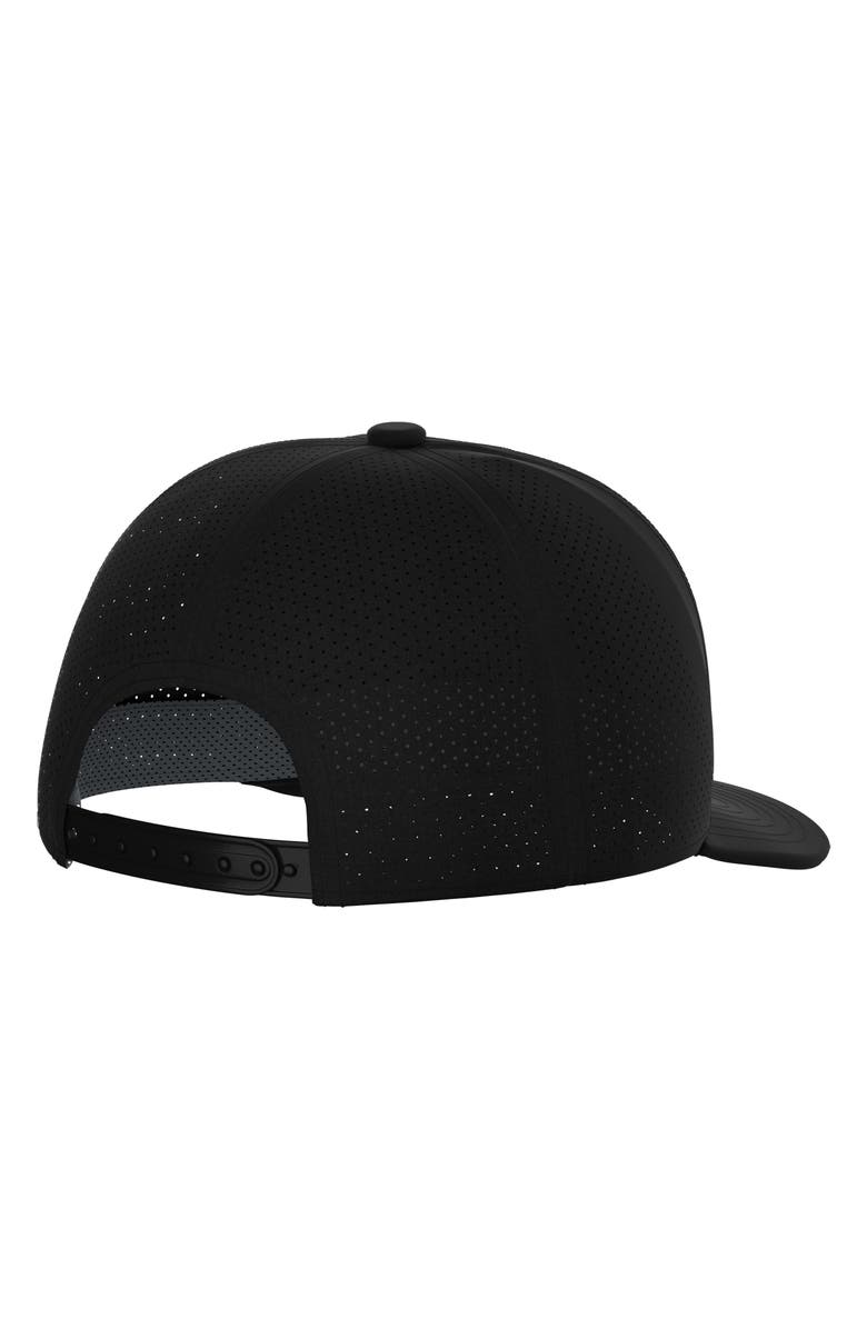adidas Floatie Trefoil Snapback Baseball Cap, Alternate, color, Black/ White