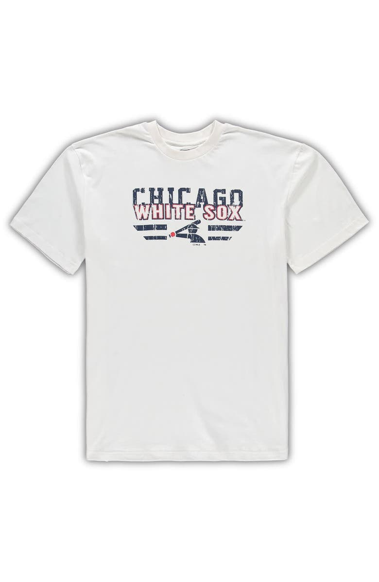 CONCEPTS SPORT Men's Concepts Sport White/Navy Chicago White Sox Big & Tall Pinstripe Sleep Set, Alternate, color, White