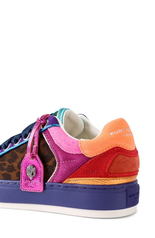 Kurt Geiger London Southbank Tag Platform Sneaker In Multi