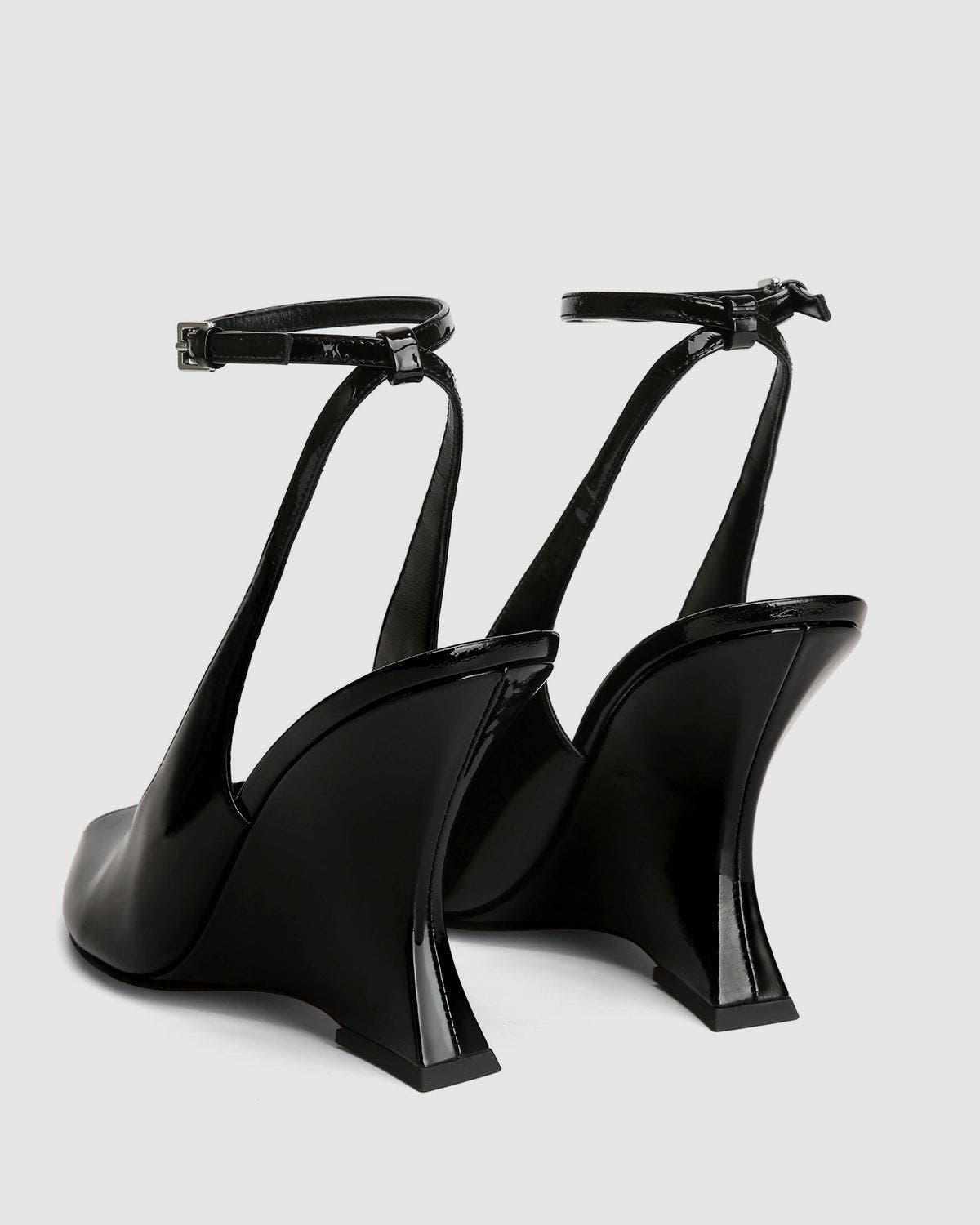 Naked Wolfe Ronnie Black Patent, Alternate, color, Black