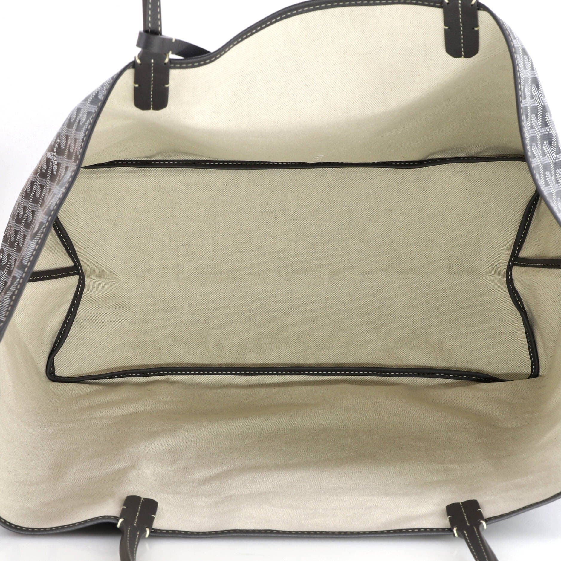 Pre-Owned Goyard Saint Louis Tote Coated Canvas GM, Alternate, color, Gray