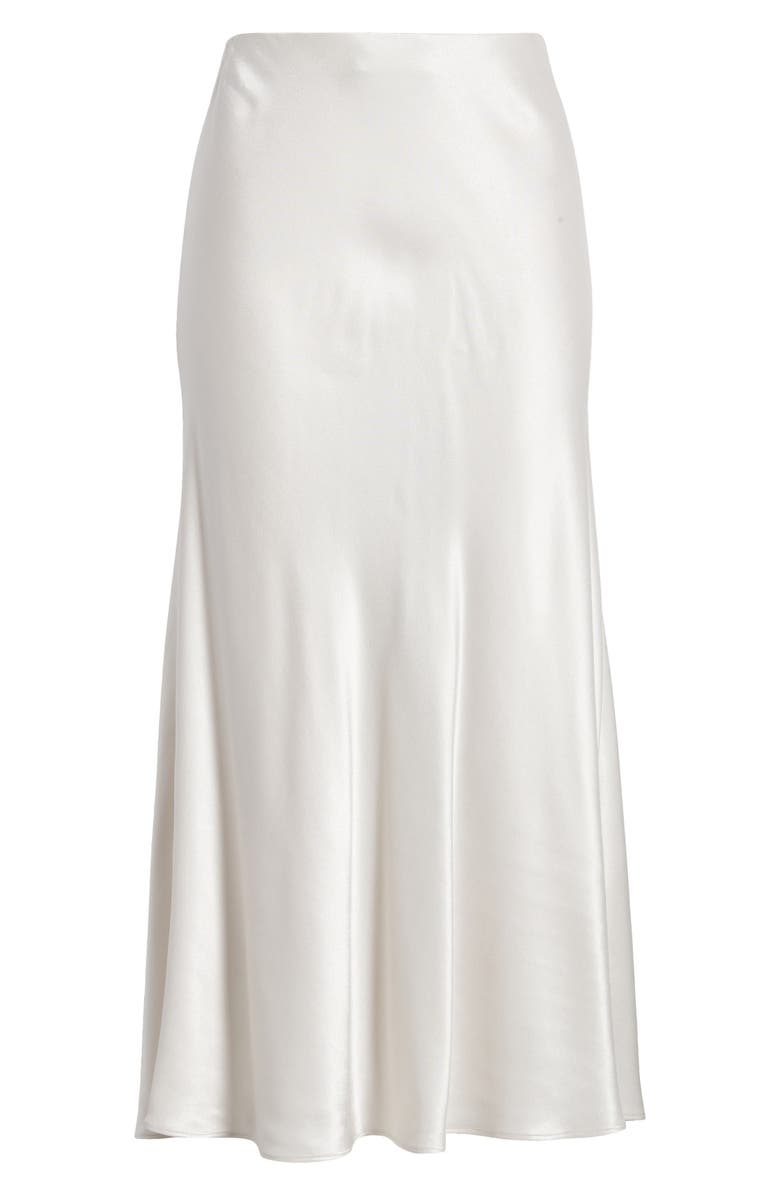 Rails Anya Satin Midi Skirt, Alternate, color, Ivory