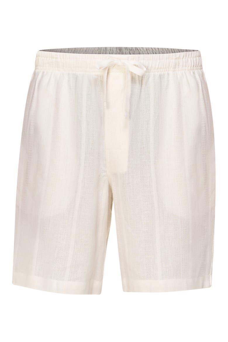 Summer Woven Lounge Shorts, Alternate, color, CREAM