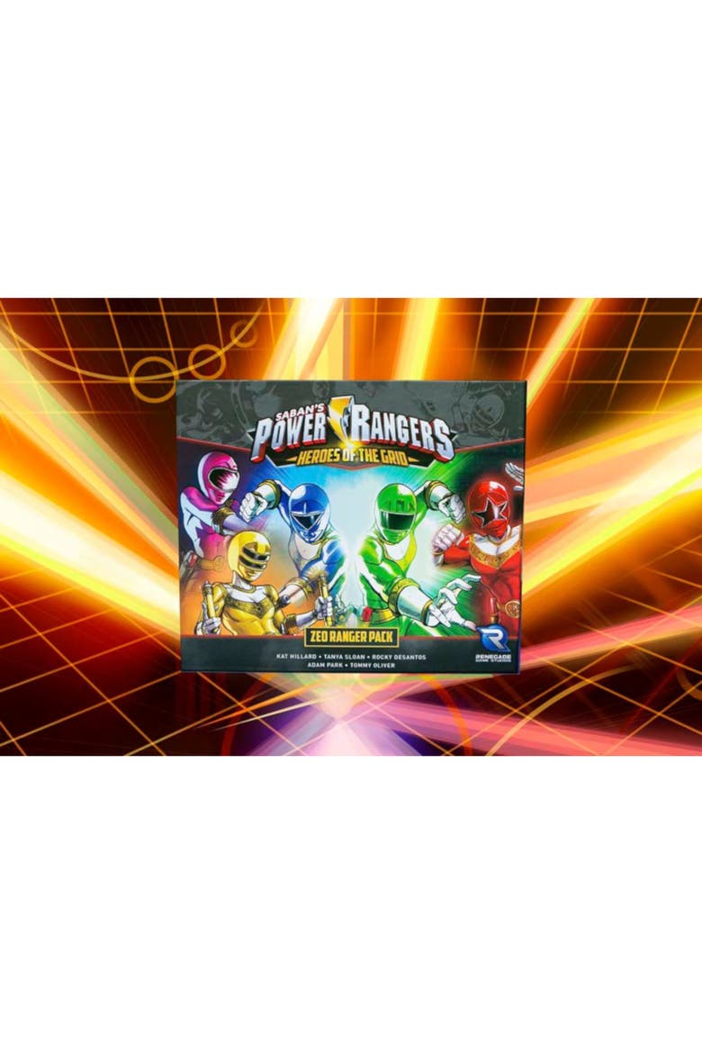 Power Rangers Heroes of The Grid Zeo Ranger Pack, Alternate, color, Multicolored