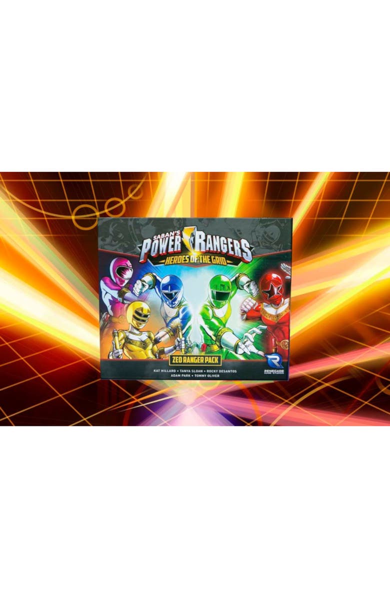 Renegade Game Studios Power Rangers Heroes of The Grid Zeo Ranger Pack, Alternate, color, Multicolored