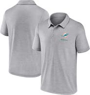 FANATICS Men's Fanatics Gray Miami Dolphins Making Waves Polo