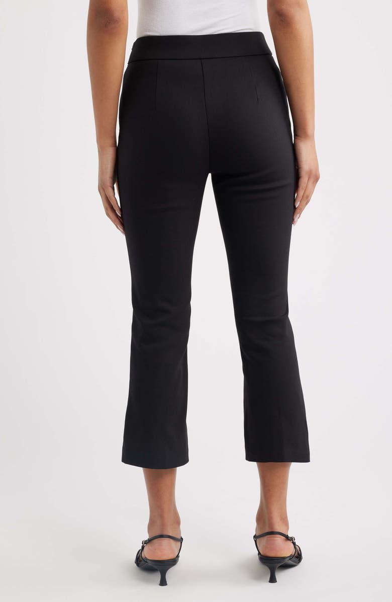 Halogen<sup>®</sup> Woven Kick Flare Pants, Alternate, color, Rich Black