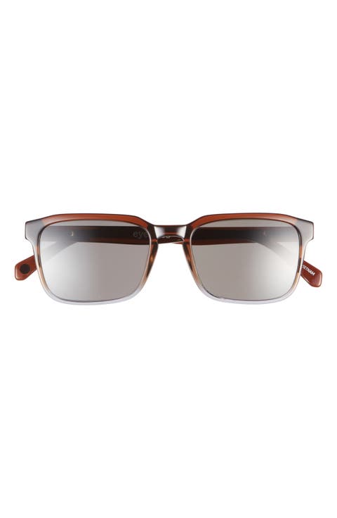 Seymour Glass 52mm Polarized Rectangular Sunglasses (Wide)