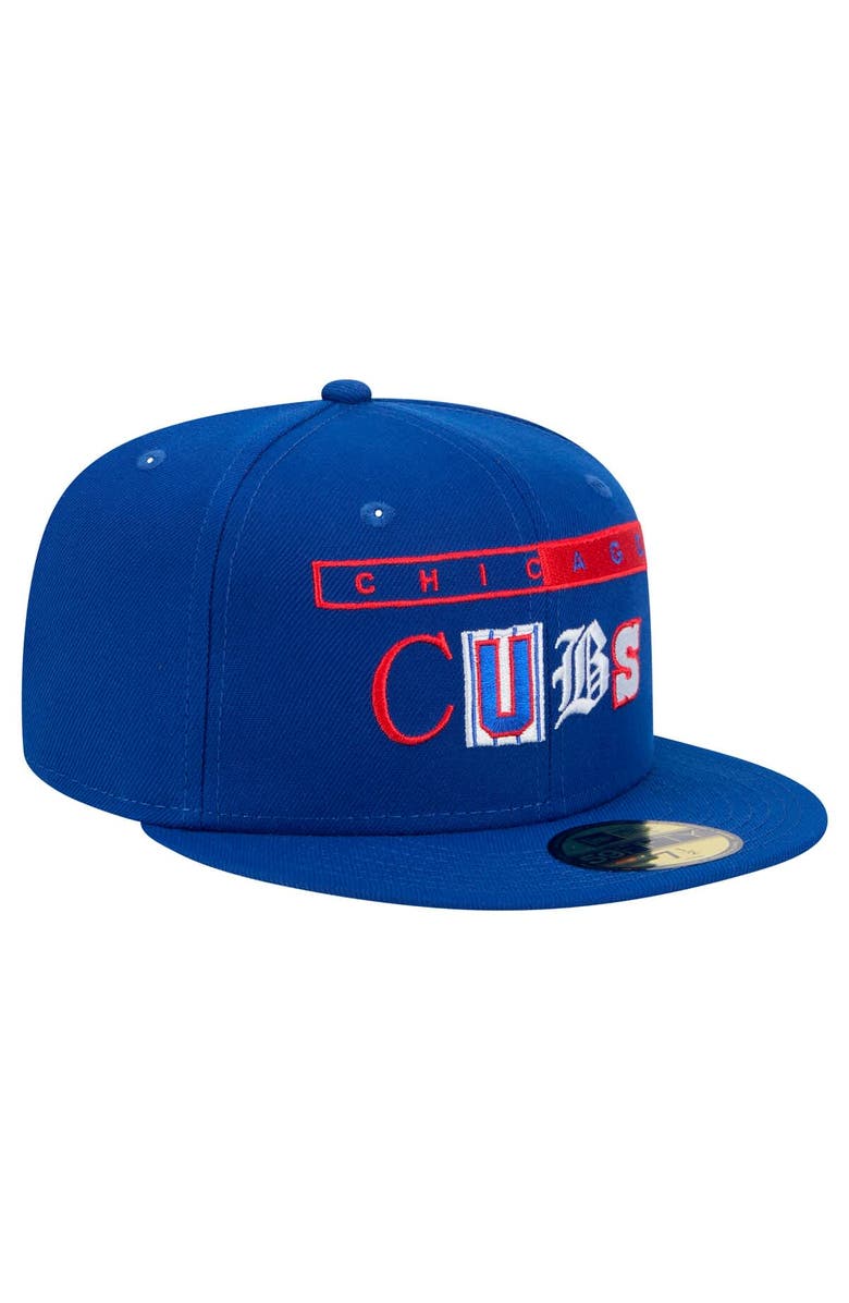 New Era Men's New Era Royal Chicago Cubs Ransom 59FIFTY Fitted Hat, Alternate, color, Royal