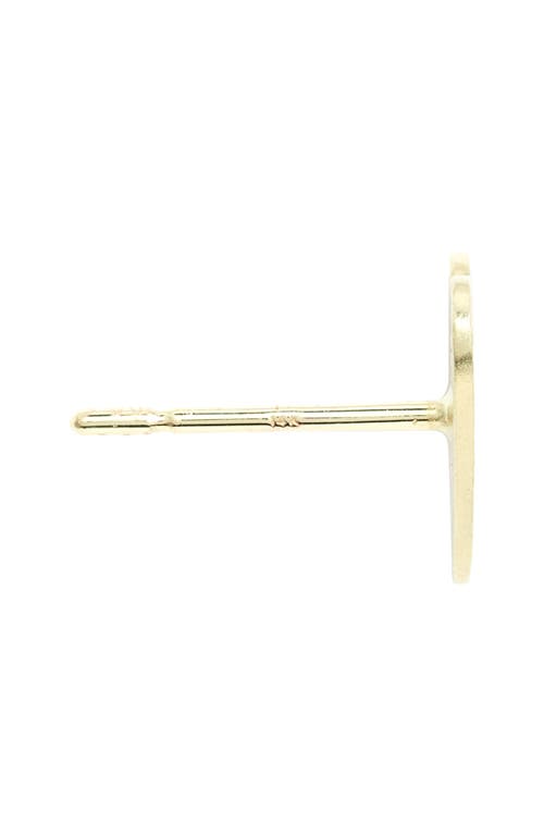 Meira T Diamond Heart Stud Earrings In Yellow