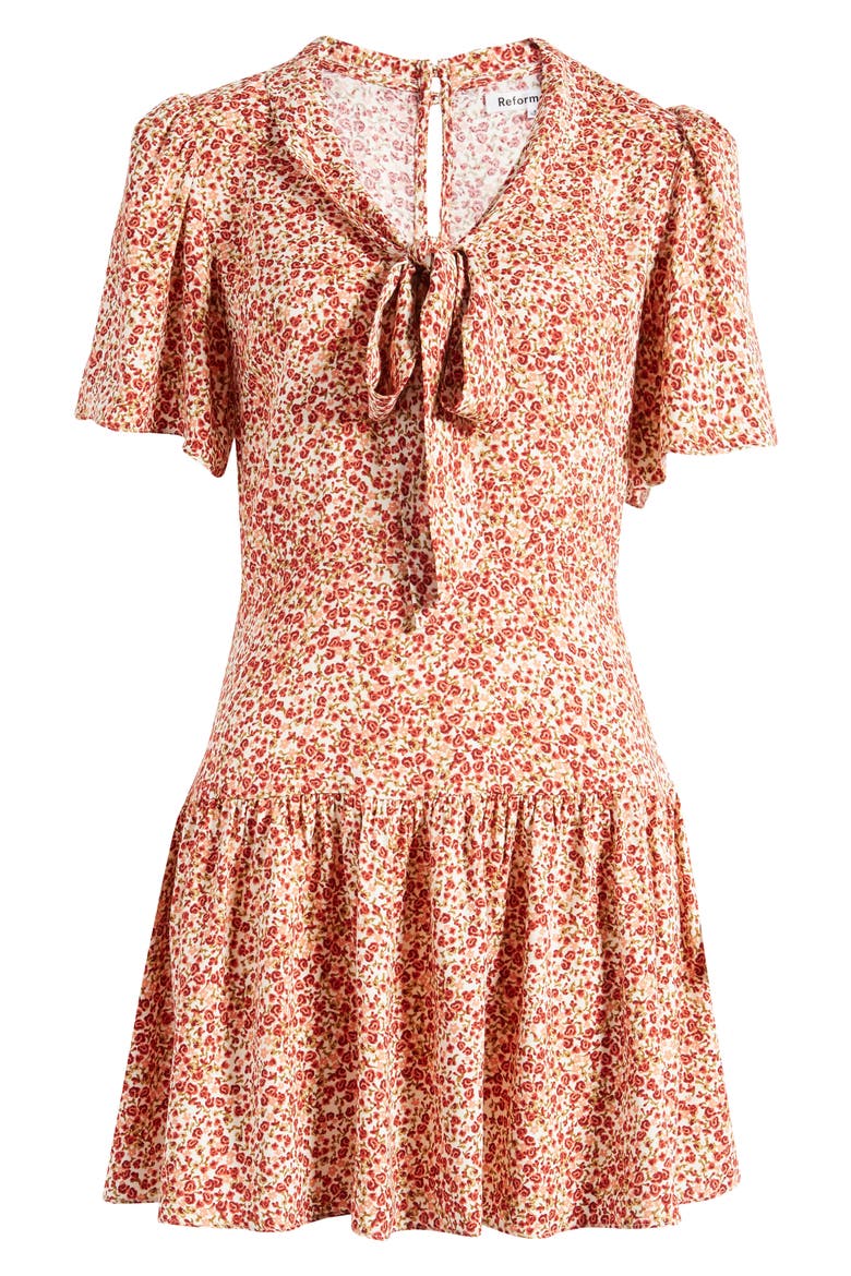 Adelina Floral Minidress, Alternate, color, LA VIE EN ROSE