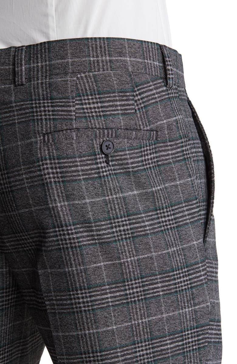 SAVILE ROW CO Textured Plaid Two-Piece Suit, Alternate, color,