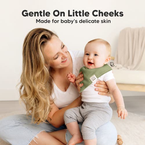 Keababies 8-pack Quin Bandana Bibs In Basics