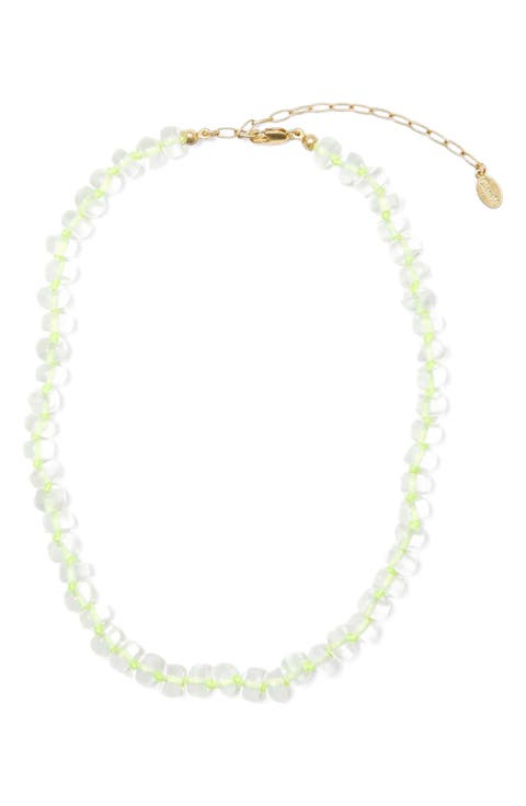 Stone Slice Necklace