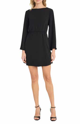 Donna Morgan Long Sleeve Minidress