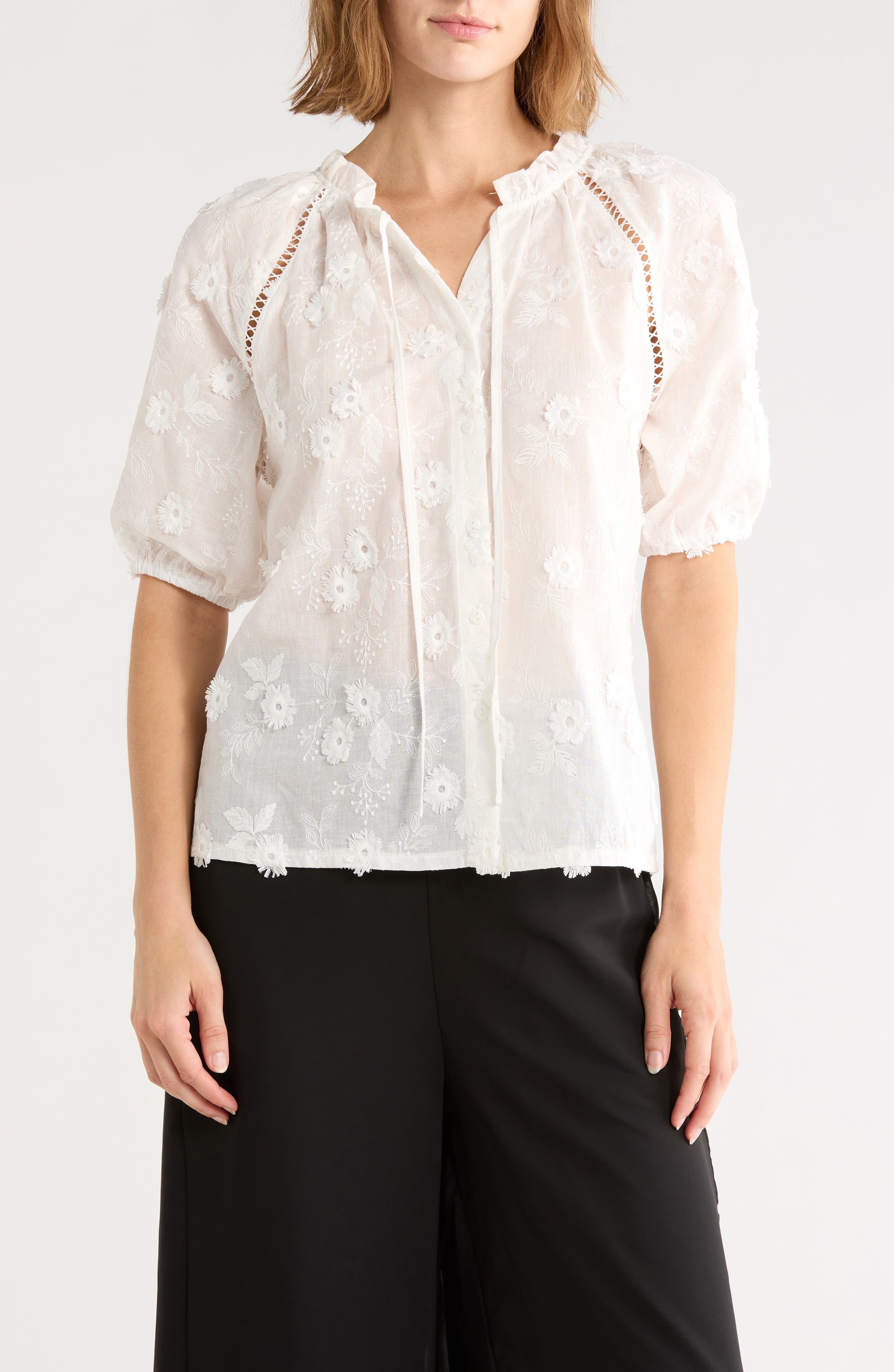 Cotton Peasant Top