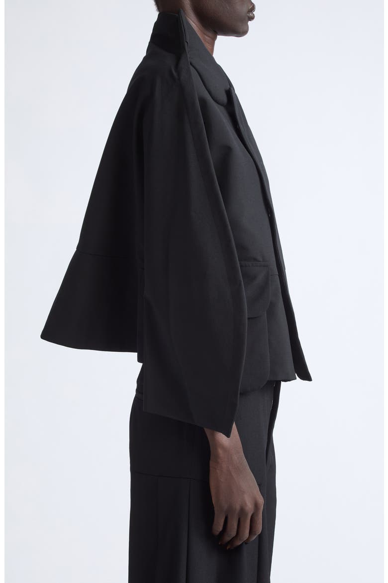 Tropical Wool Jacket, Alternate, color, BLACK