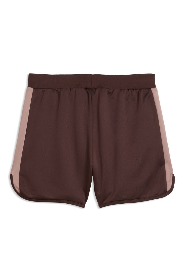 T7 Track Shorts, Alternate, color, CHOCOLATE BROWN