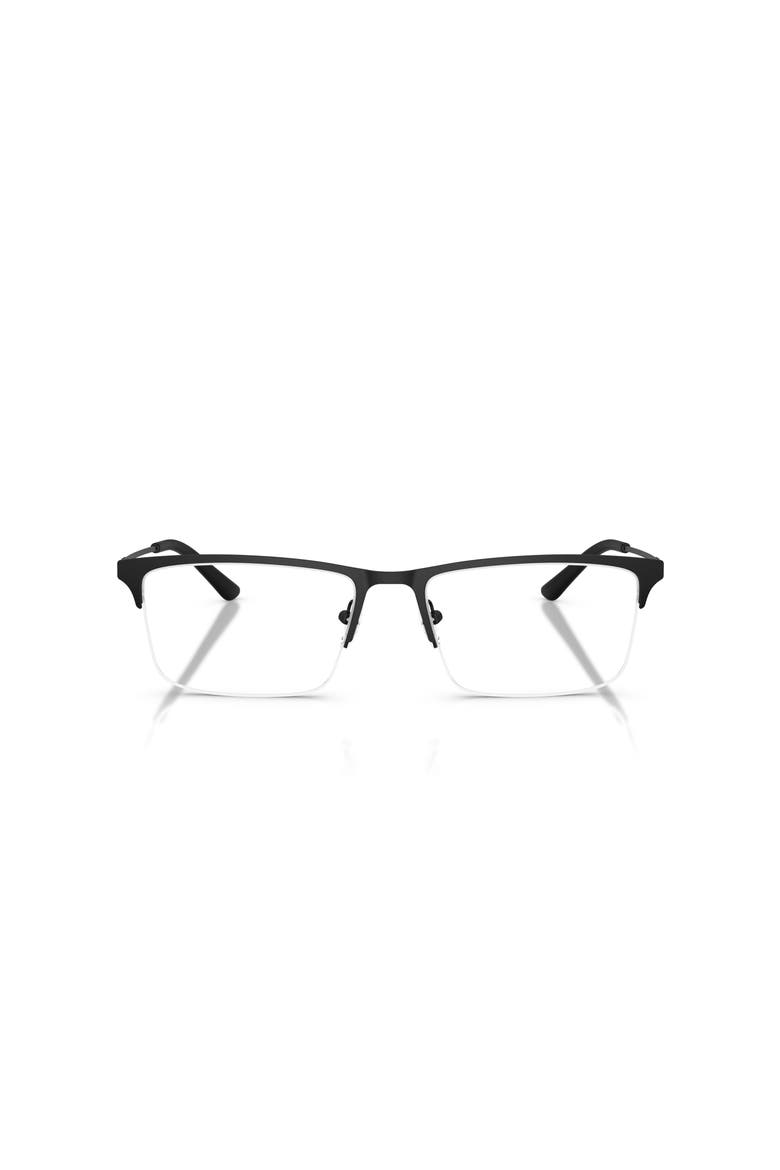 55mm Rectangle optical glasses, Alternate, color, Black