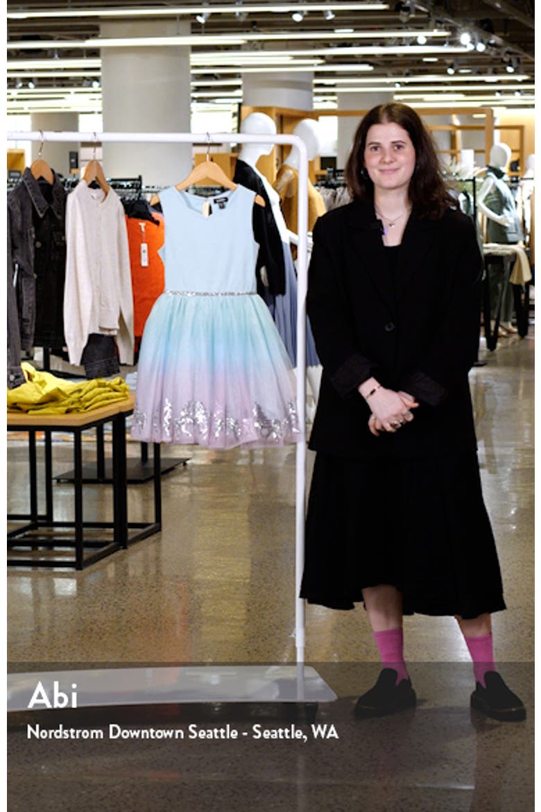Kids' Ombré Tulle Party Dress video