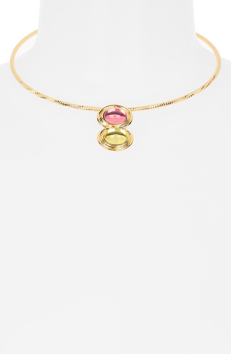 FRASIER STERLING Violet Pendant Necklace, Alternate, color, Gold