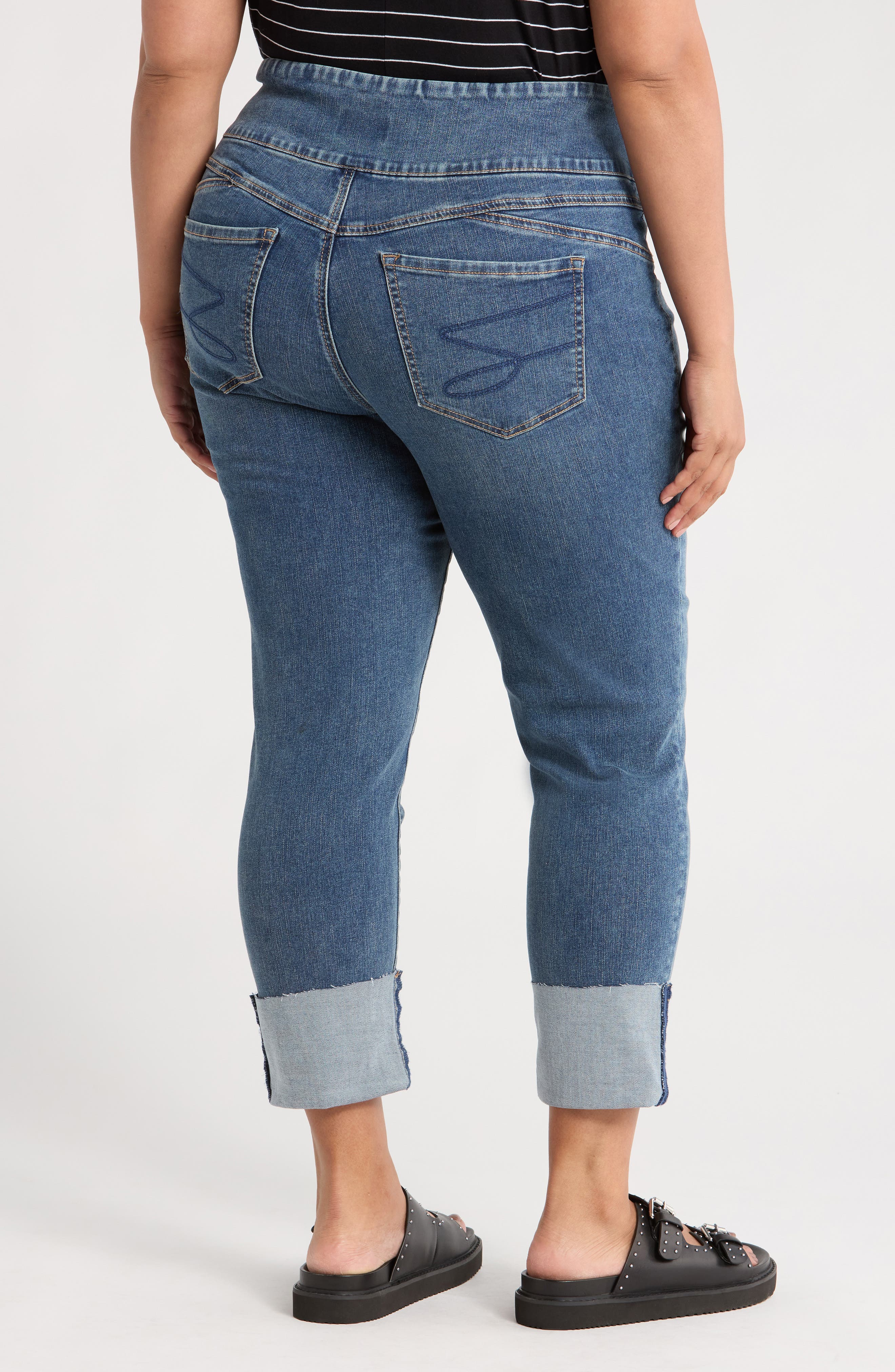 Pull-On High Cuff Pants - image 2