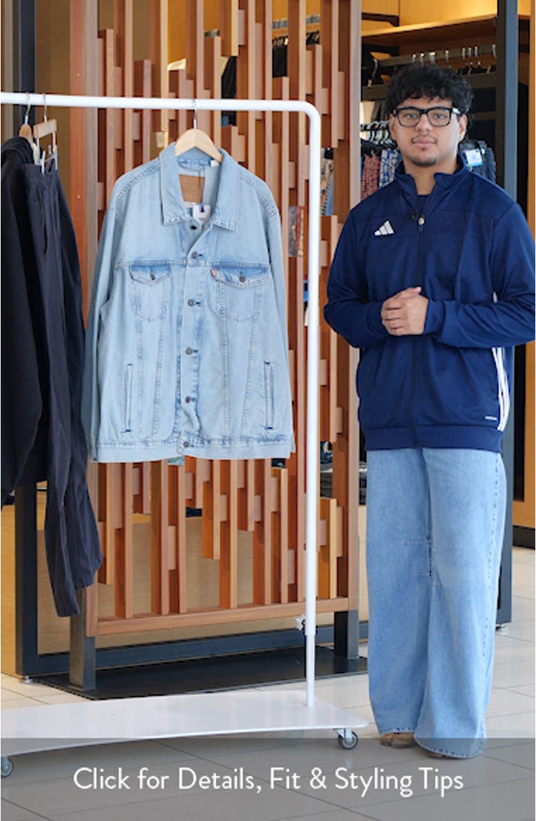 Relaxed Fit Denim Trucker Jacket, sales video thumbnail