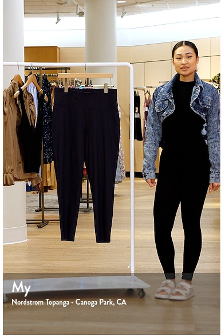 High Waist Ankle Slim Pants video