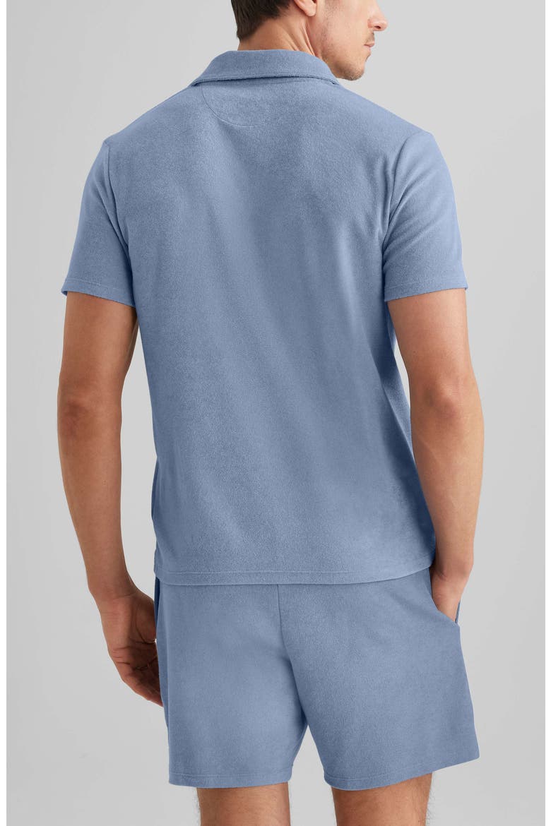Cabana Terry Polo, Alternate, color, RAIN WASHED