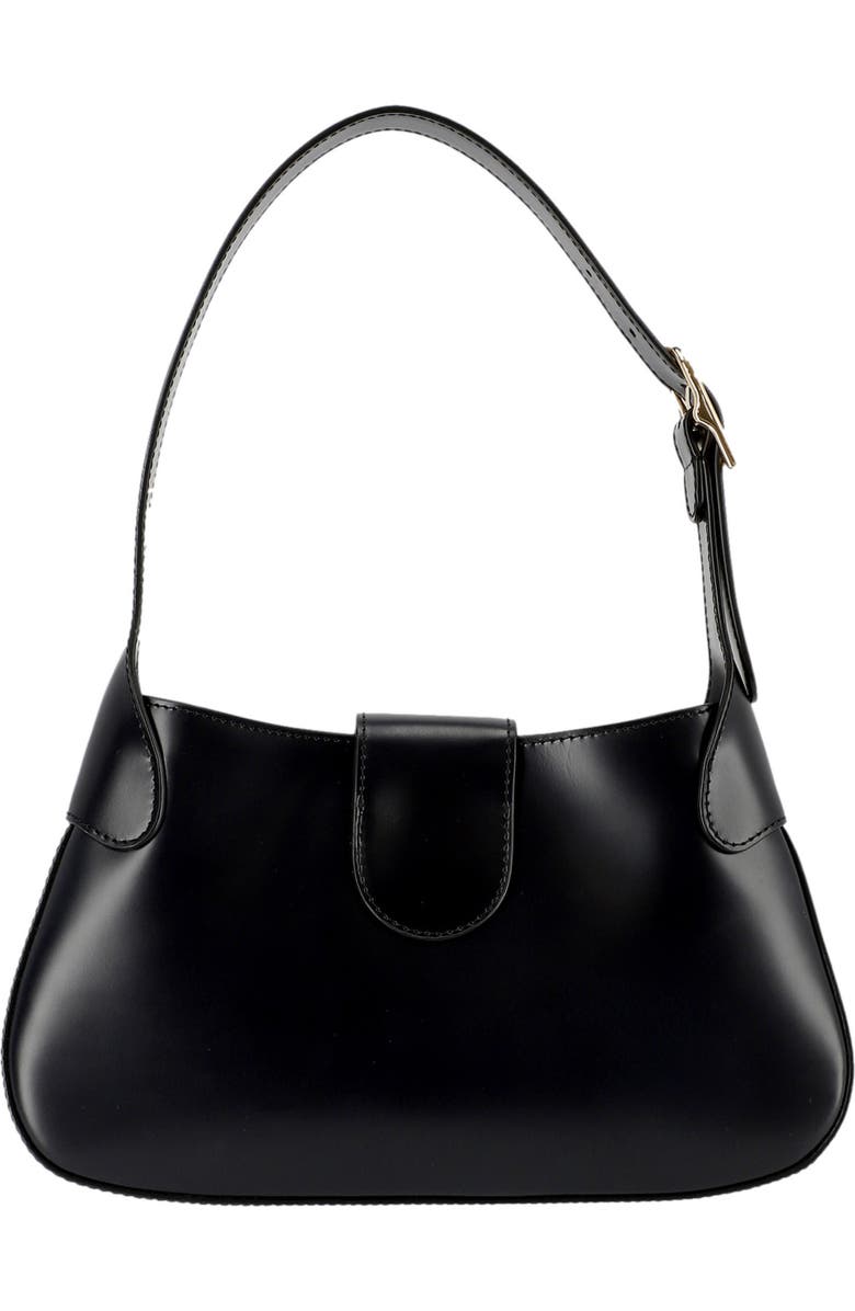 SANDRO Sweet Janet Leather Shoulder Bag, Alternate, color,