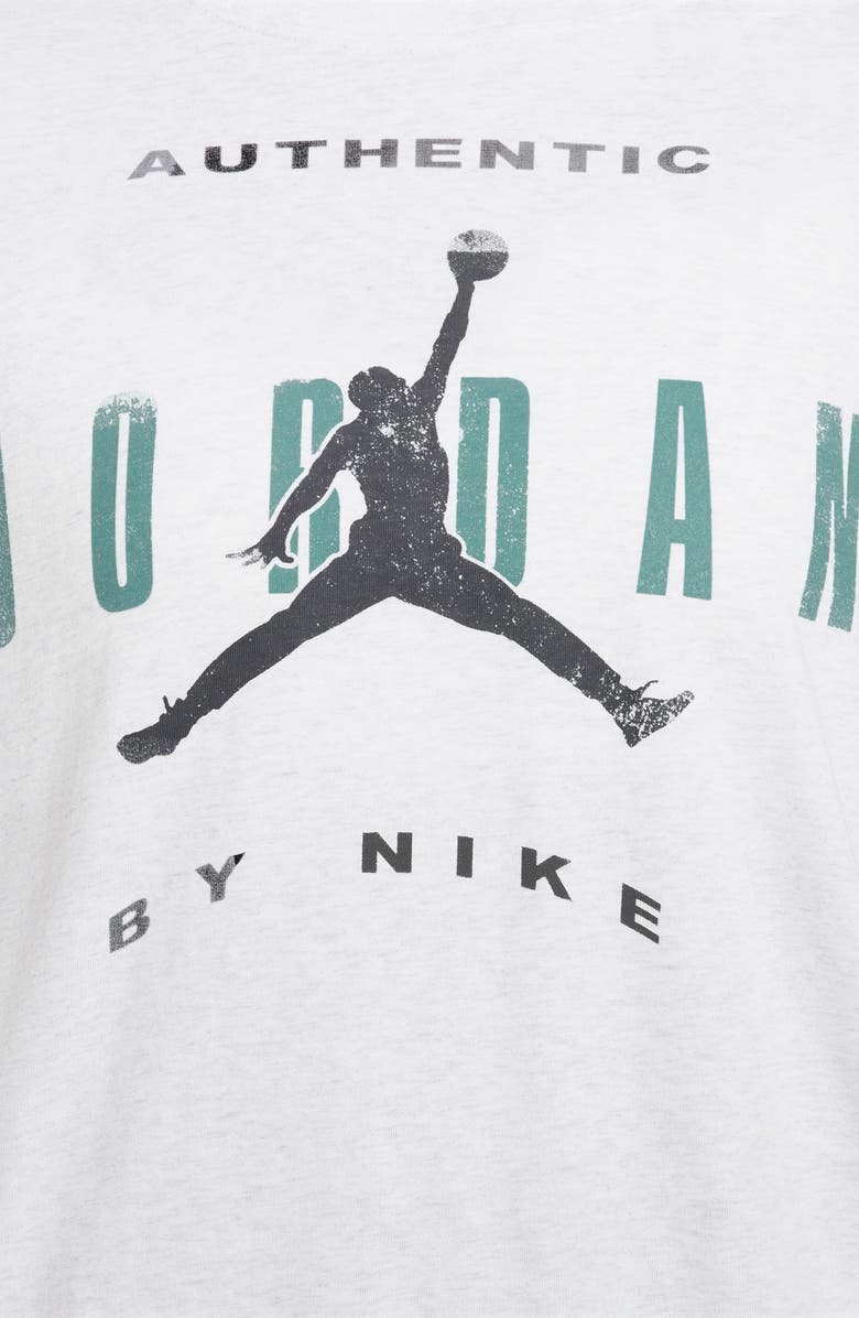 Jordan Flight Relaxed Fit Cotton Graphic T-Shirt, Alternate, color, Birch Heather/ Cannon/ Grey