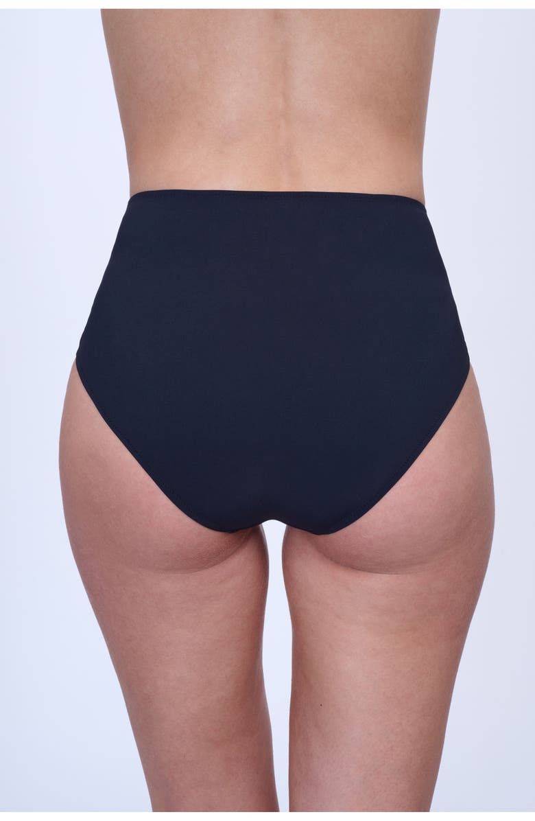 Gottex Monte Carlo High Waist Bottom With Button Details, Alternate, color, 