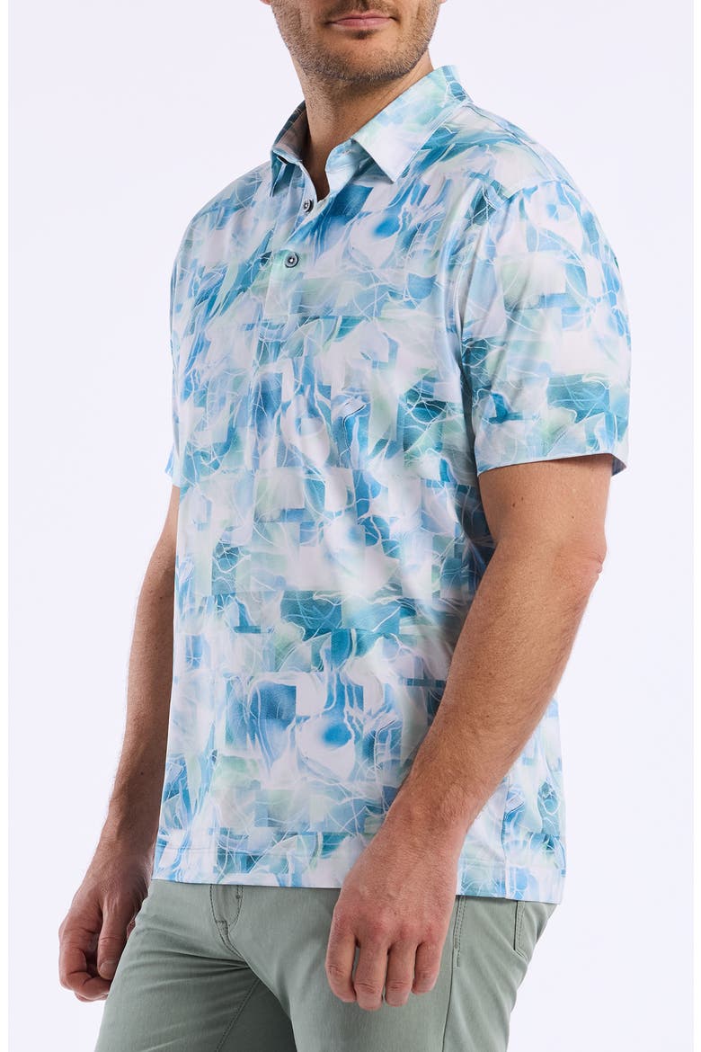 Addis Knit Polo, Alternate, color, LIGHT BLUE