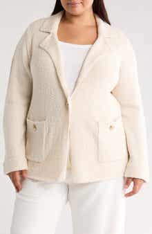 BY DESIGN River Bouclé Knit Cardigan