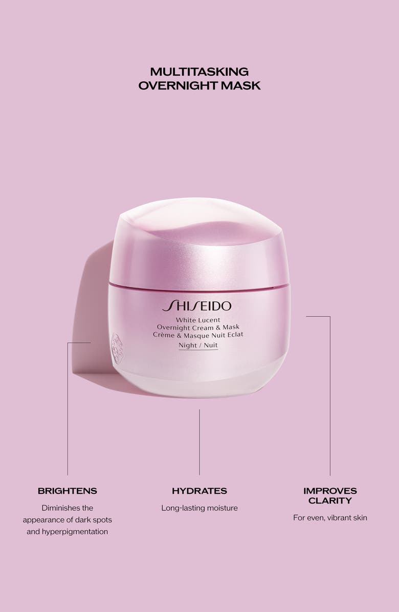 Shiseido White Lucent Overnight Cream & Mask, Alternate, color,