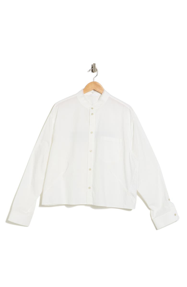 Helmut Lang Cropped Apex Shirt, Main, color, White