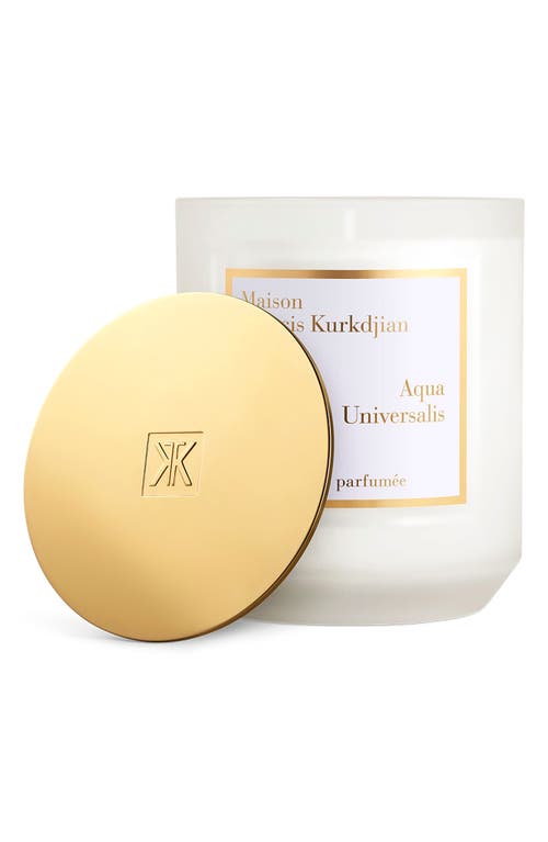 Maison Francis Kurkdjian Aqua Universalis Scented Candle In Transparent