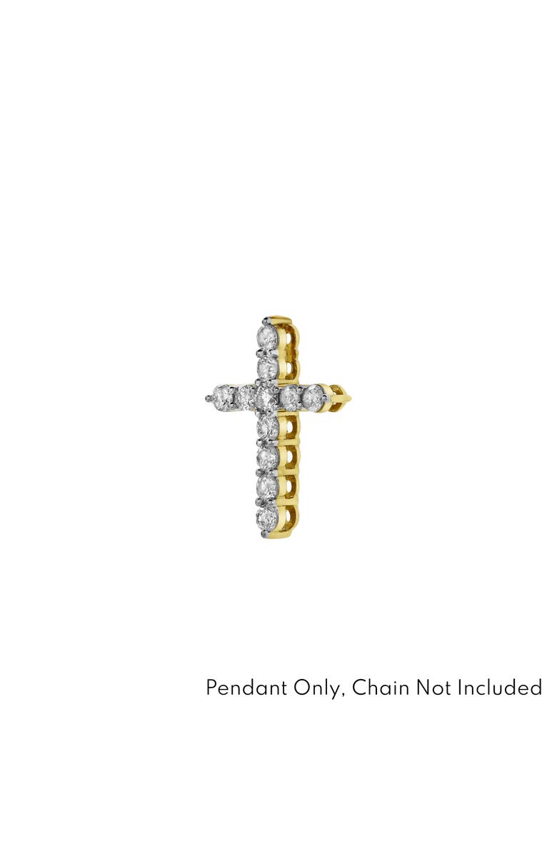 LuvMyJewelry Christian Cross Pommee Diamond Pendant in 10K Yellow Gold, Alternate, color, 10K Yellow Gold