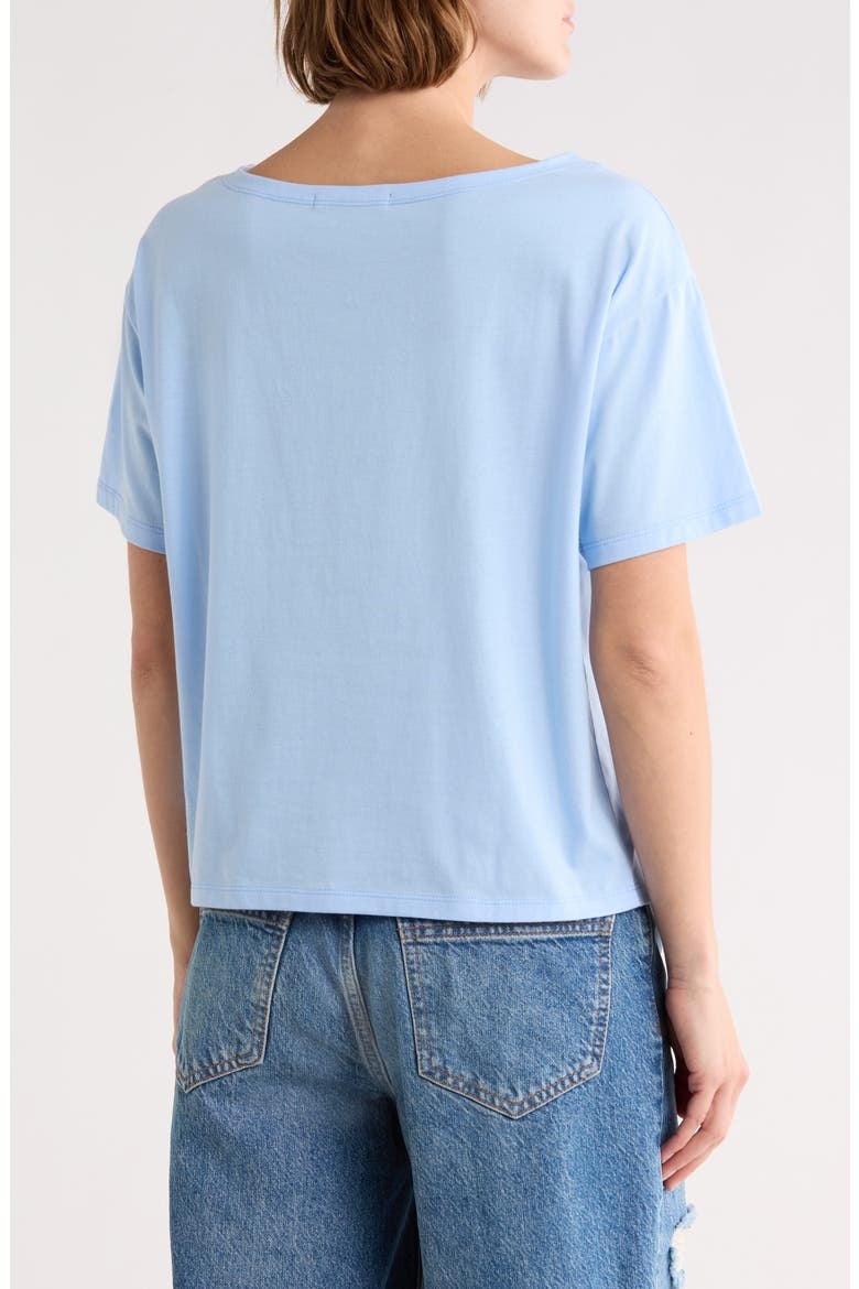 Game Day Off the Shoulder Graphic Tee, Alternate, color, LIGHT BLUE