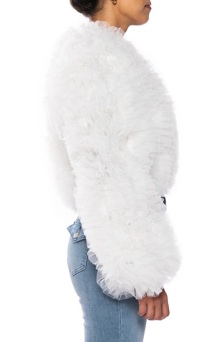 AZALEA WANG Tulle Jacket, Alternate, color, 