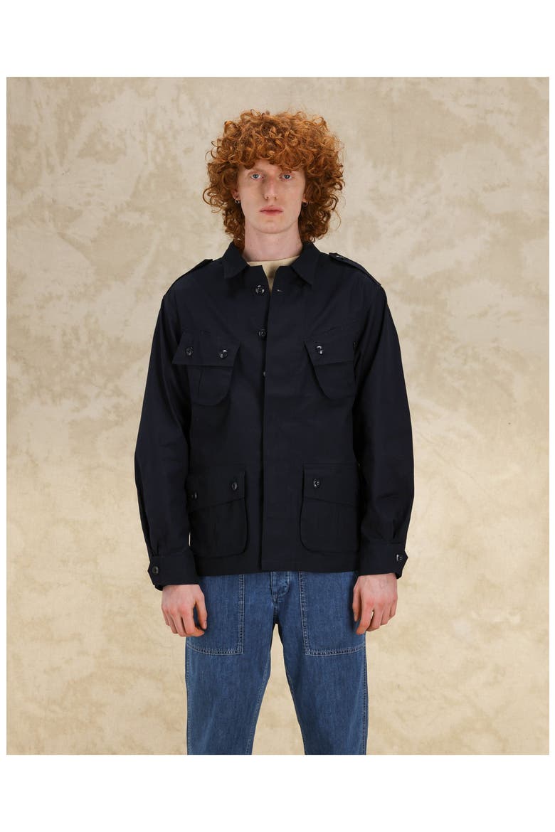 Elias Cotton Jungle Jacket, Alternate, color, Blue