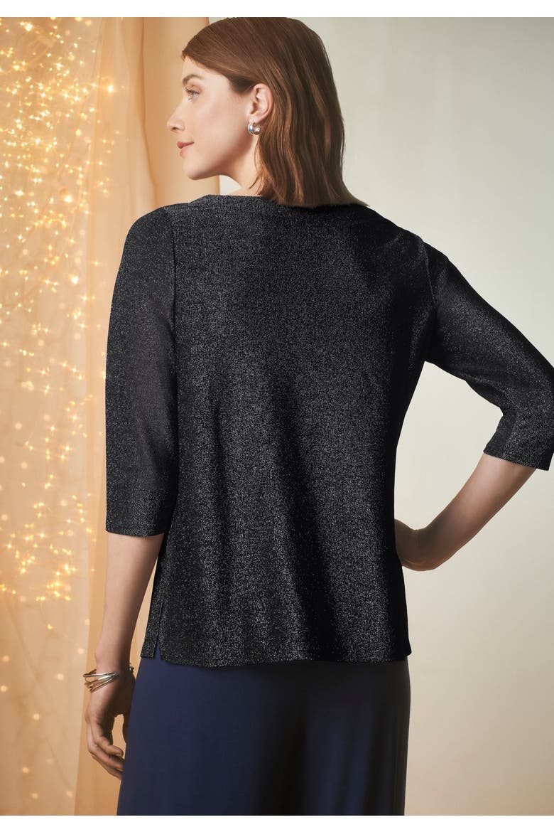 Shimmer Tee, Alternate, color, BLACK SHIMMER
