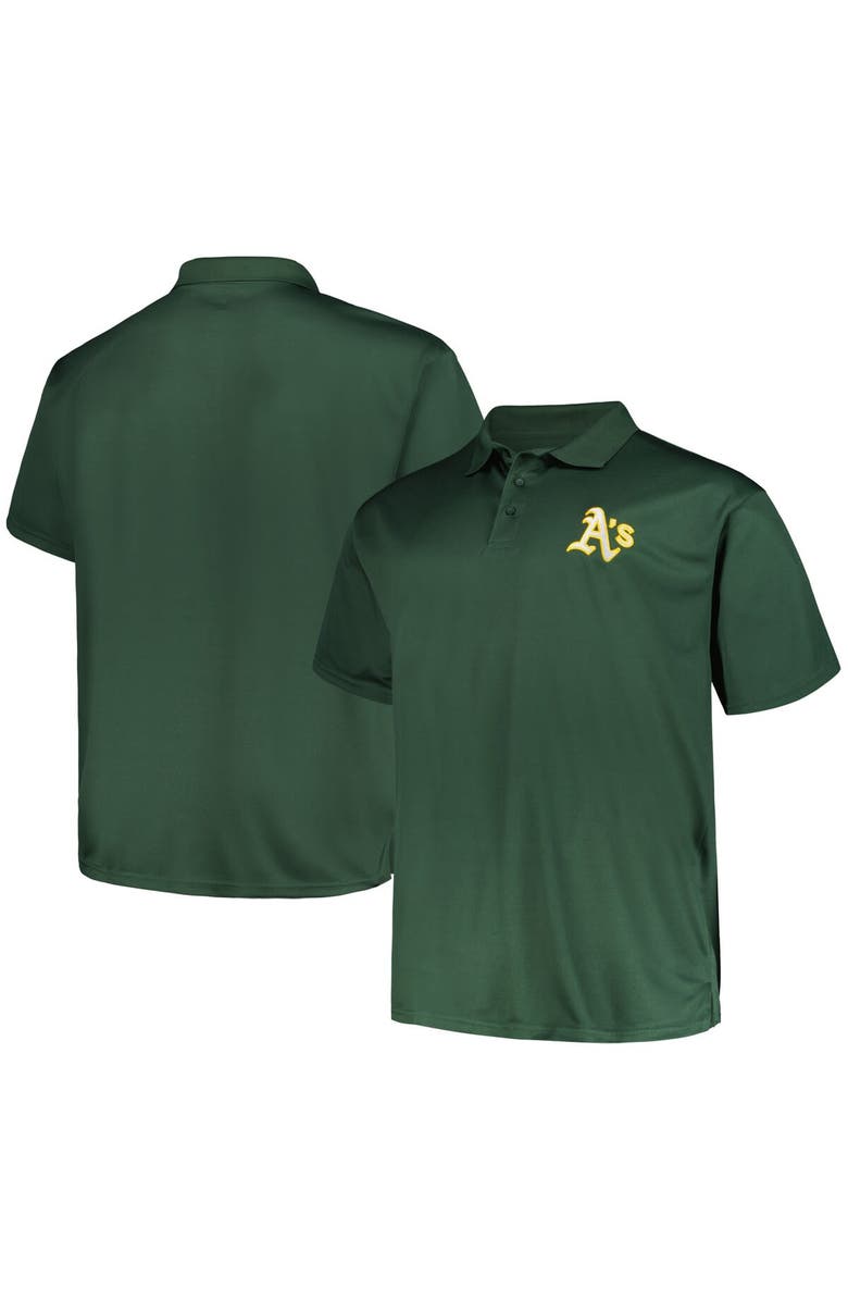 PROFILE Men's Profile Green Oakland Athletics Birdseye Polo, Main, color, Green