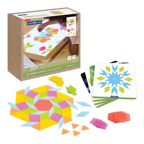 Translucent Tangram Tiles - 250 Pieces